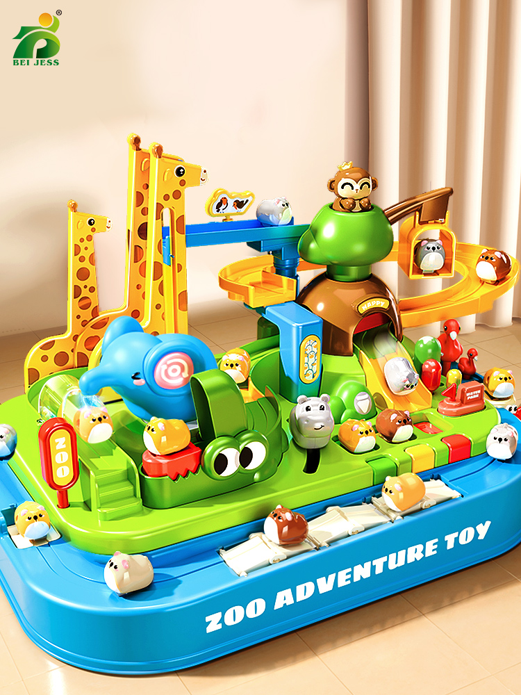 Strategy Board Game - Magnetic Strategy Animal Mole Racing Adventure