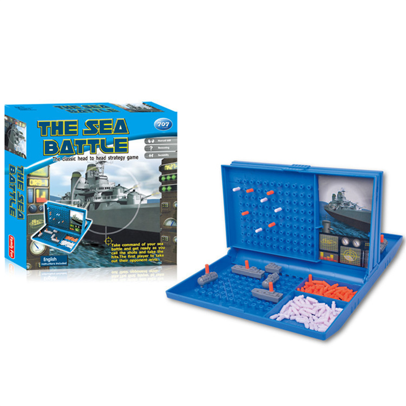 Sea Battle Ship Board Game Str - Strategy Board Game review and price