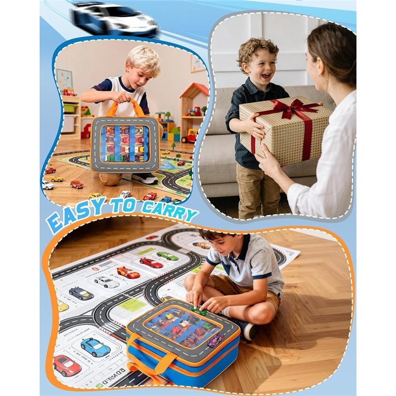 WOWFU- Truck Storage Case With - Hot Wheels Car Monster Trucks review and price