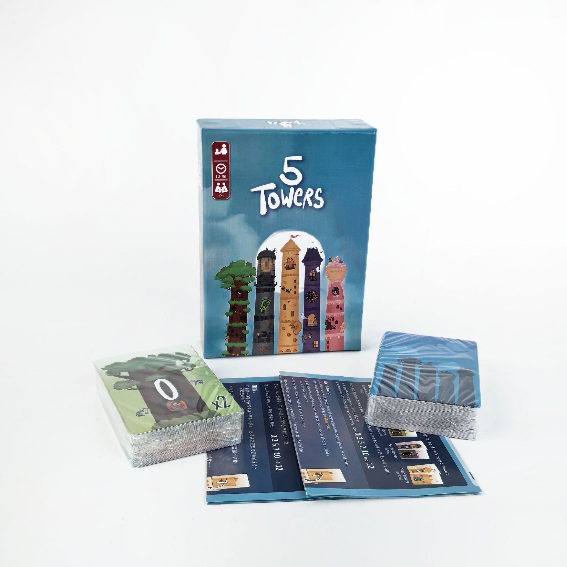 5 Towers Strategy Stacking Tow - Strategy Board Game review and price