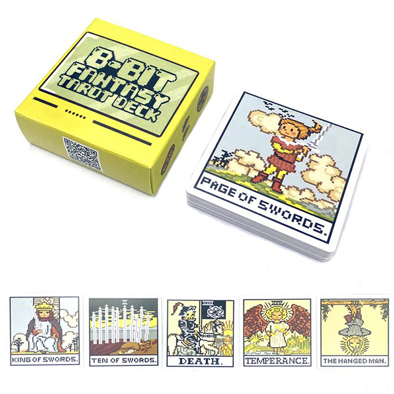 1Box 8 Bit Fantasy Tarot Deck  - Board Game Of Life review and price