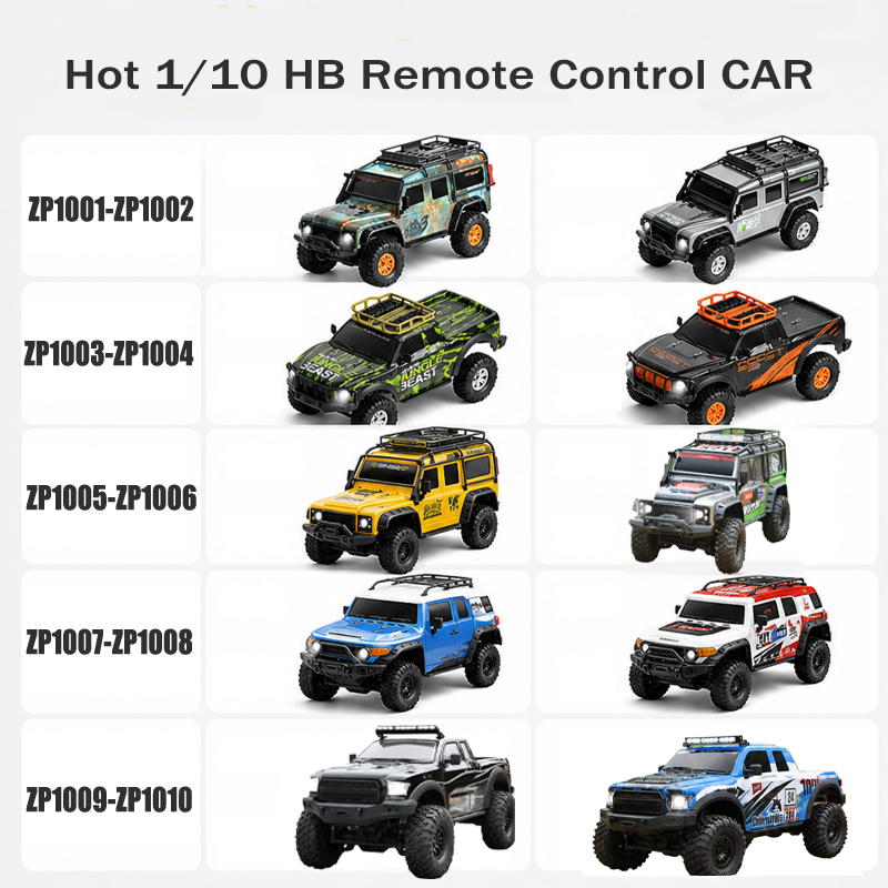 Hot 1/10 HB ZP1001-ZP1010 Remo - Hot Wheels Car Monster Trucks review and price