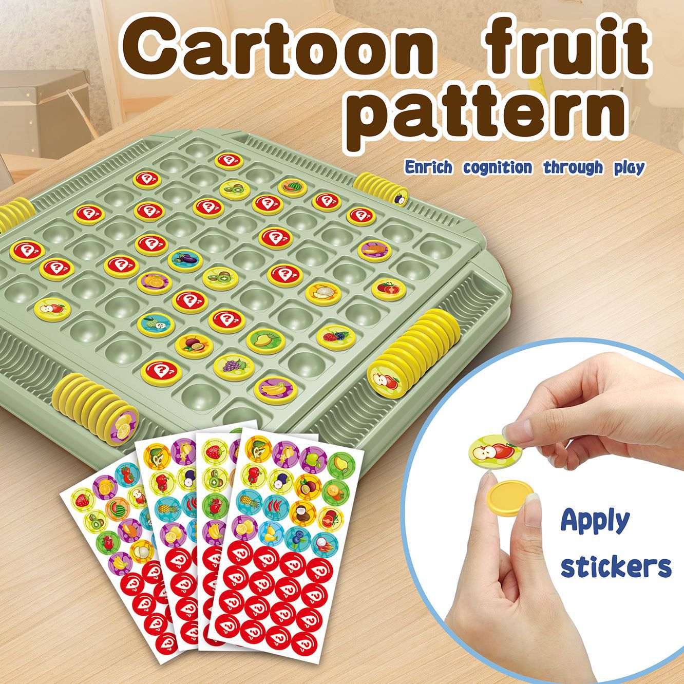 Fruit Flip Chess Memory Match  - Strategy Board Game review and price